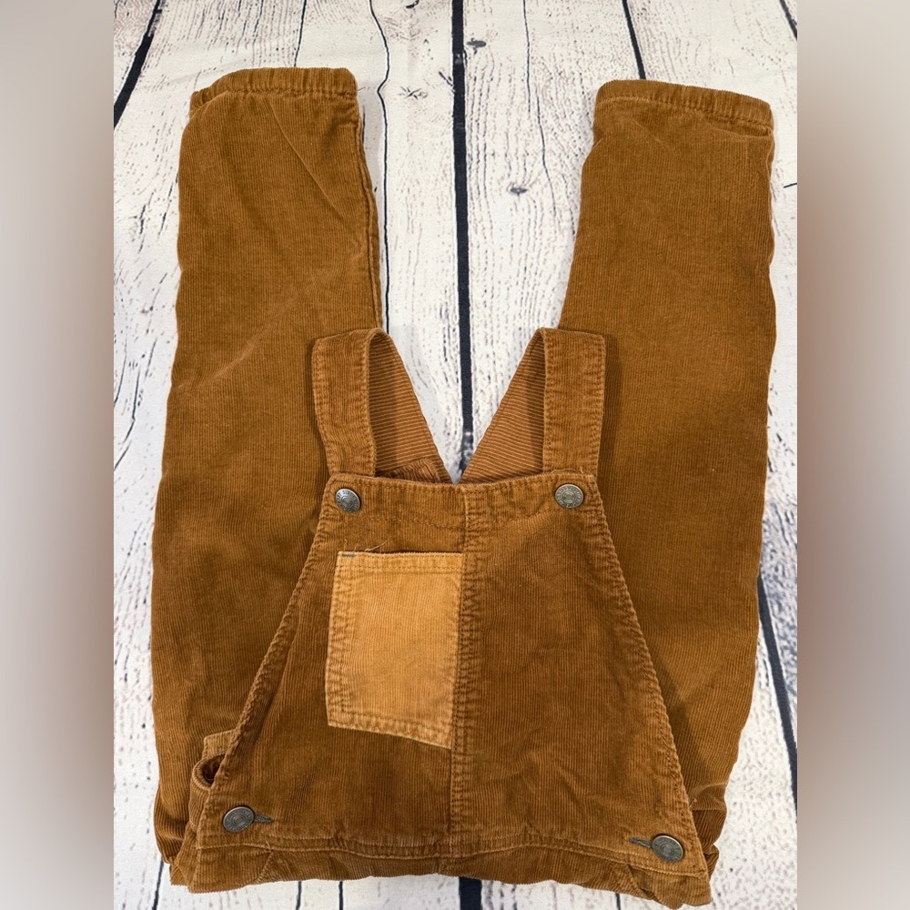 Zara Brown Corduroy Overalls